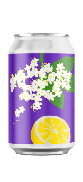 Fruktsmekk Hylleblomst + Sitron (brus) 0,33l